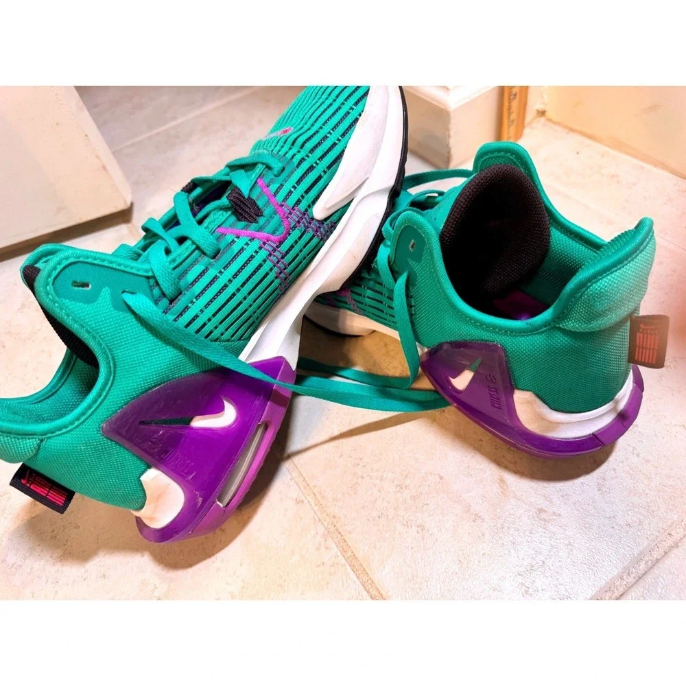 Nike LeBron Witness 6 Tropical Teal Purple Pink Mens Basketball Shoes CZ4052-300